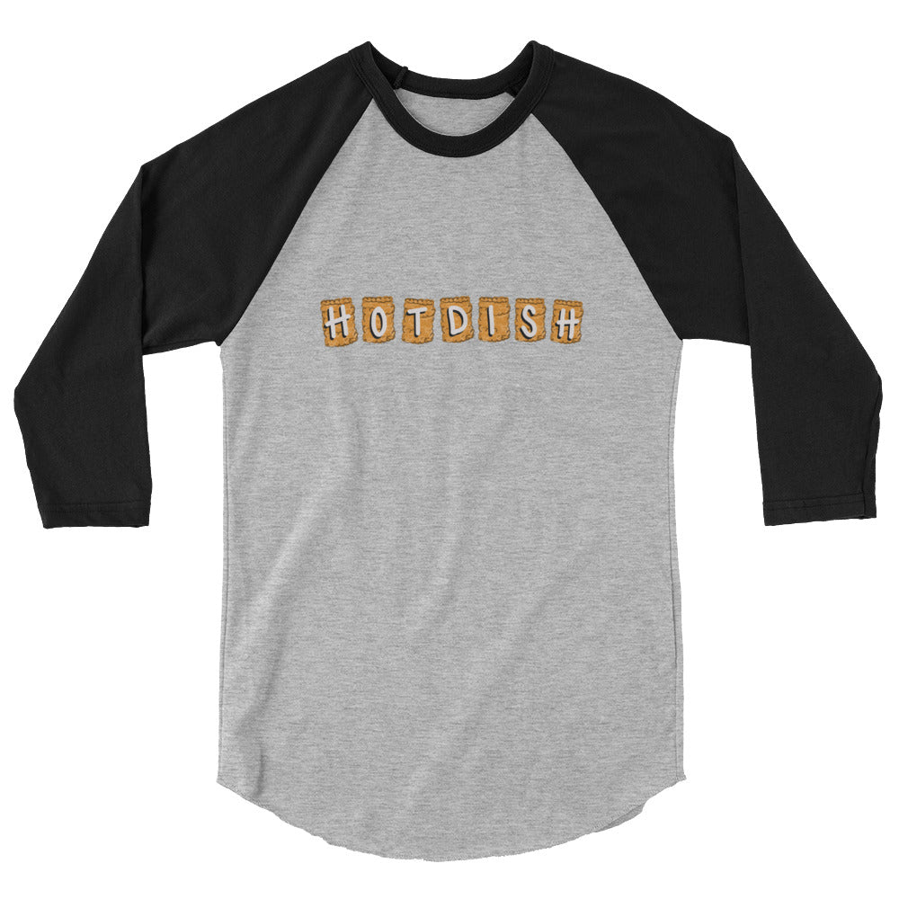 Adult Unisex Hotdish 3/4 sleeve raglan shirt - Little Hometown