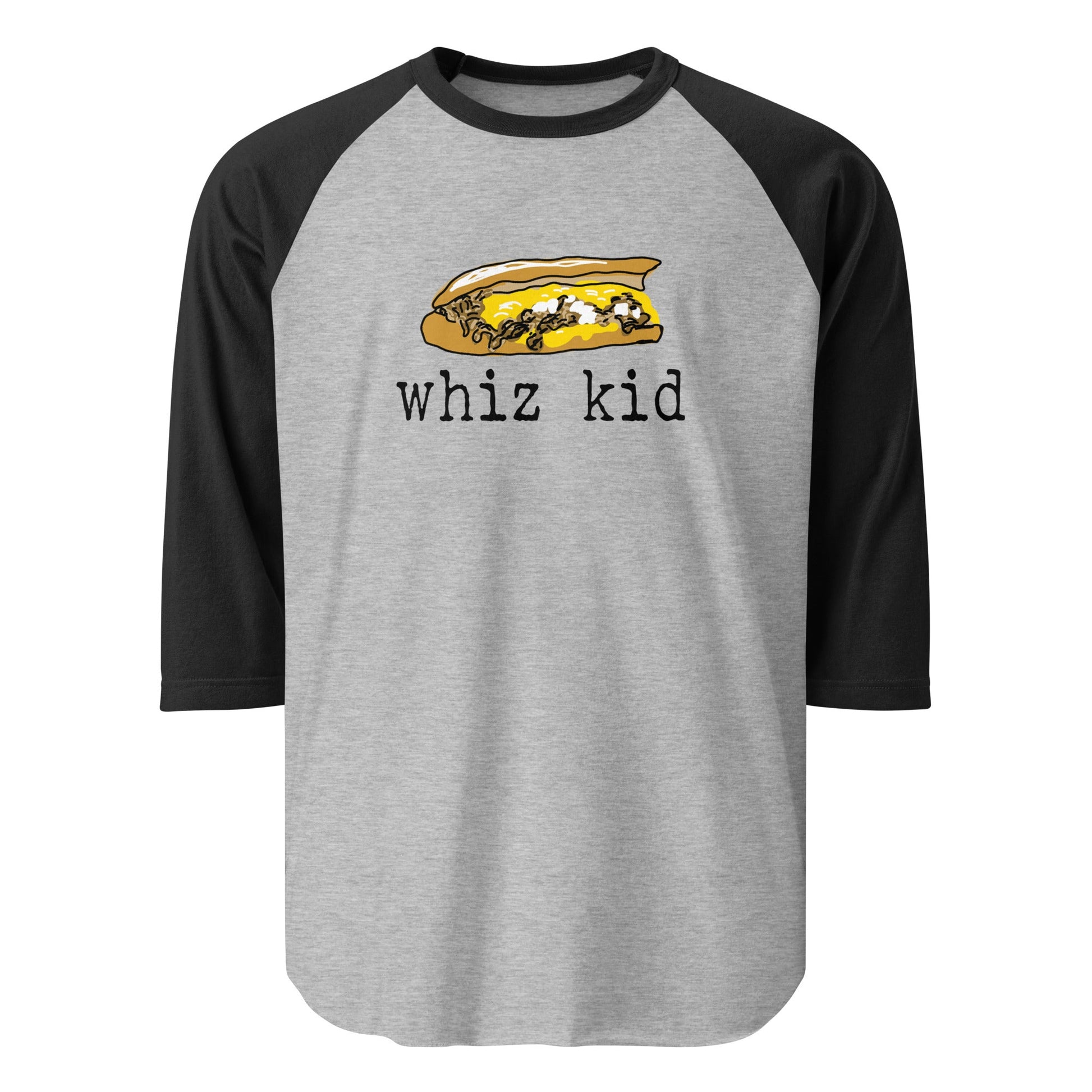 Adult Whiz Kid Unisex 3/4 sleeve raglan shirt - Little Hometown