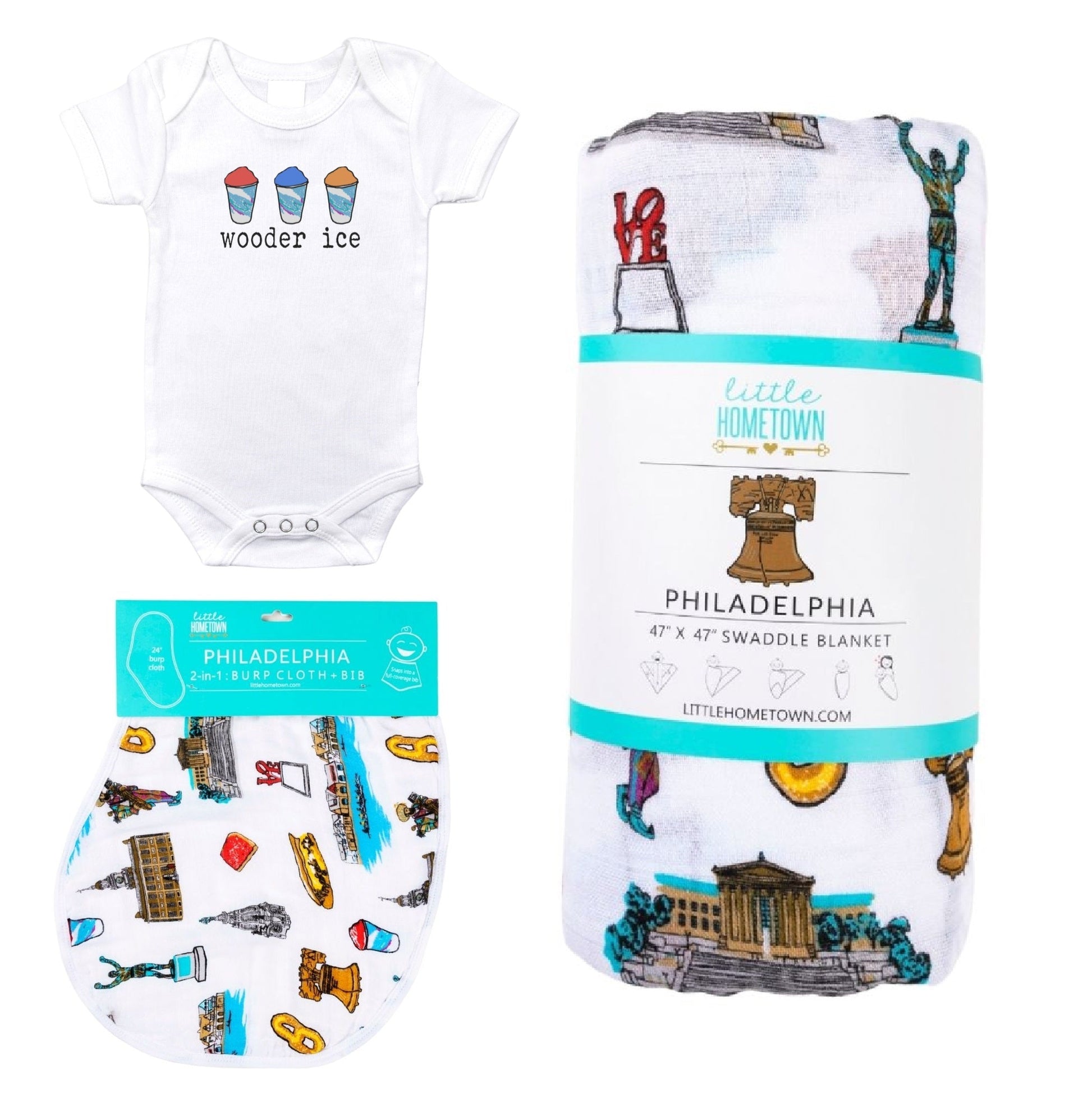 Philadelphia Baby (Water Ice) Gift Bundle - Little Hometown