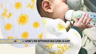 Burp Cloths vs Bibs – What’s the Difference and When to Use?