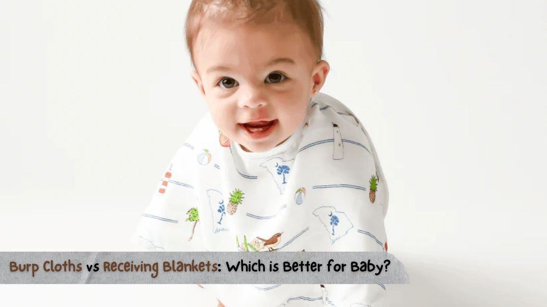 Burp Cloths vs Receiving Blankets: Which is Better for Baby? - Little Hometown