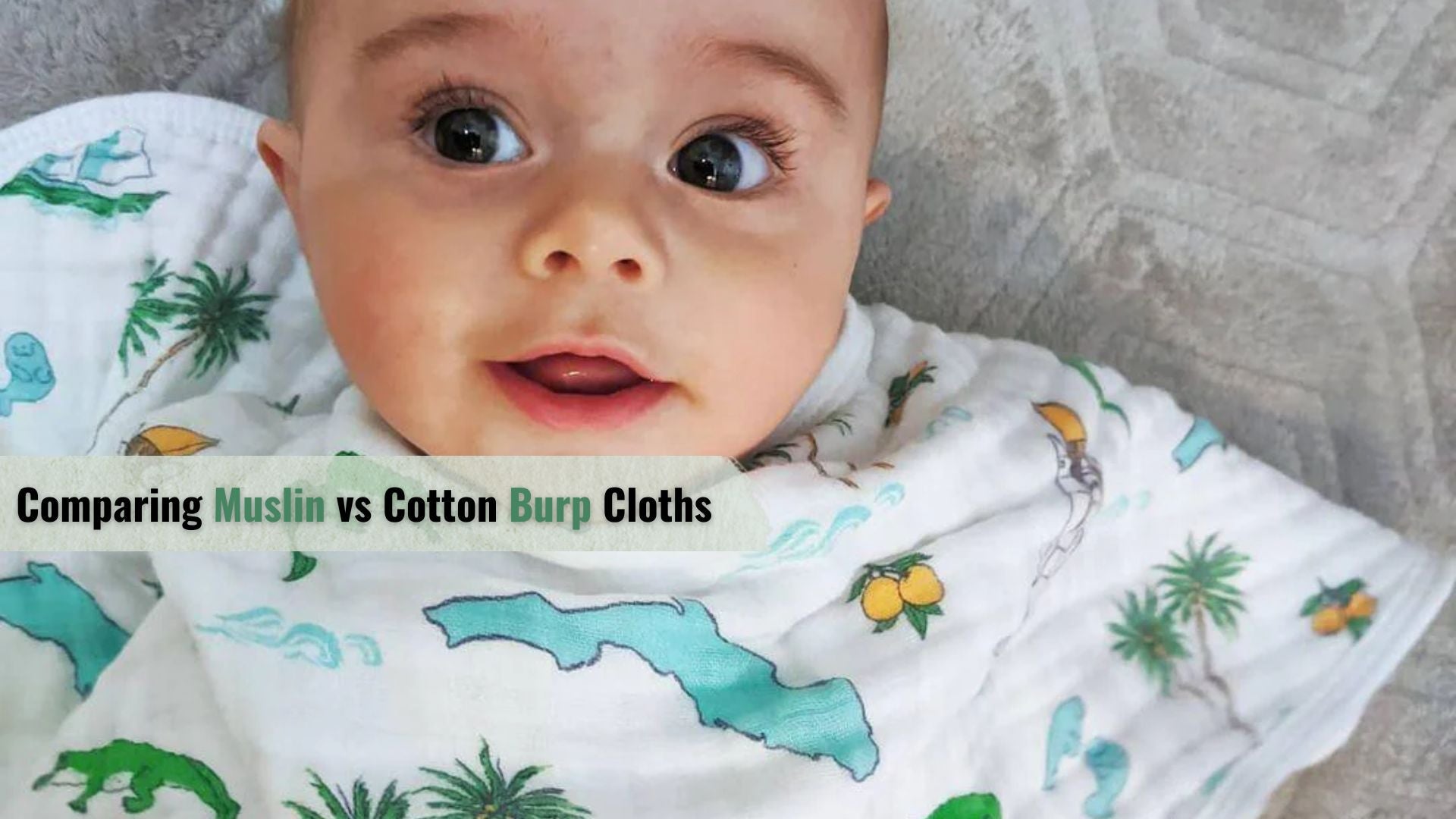 Comparing Muslin vs Cotton Burp Cloths – Little Hometown