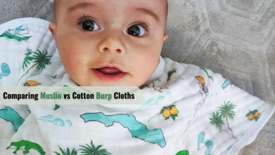 Comparing Muslin vs Cotton Burp Cloths - Little Hometown