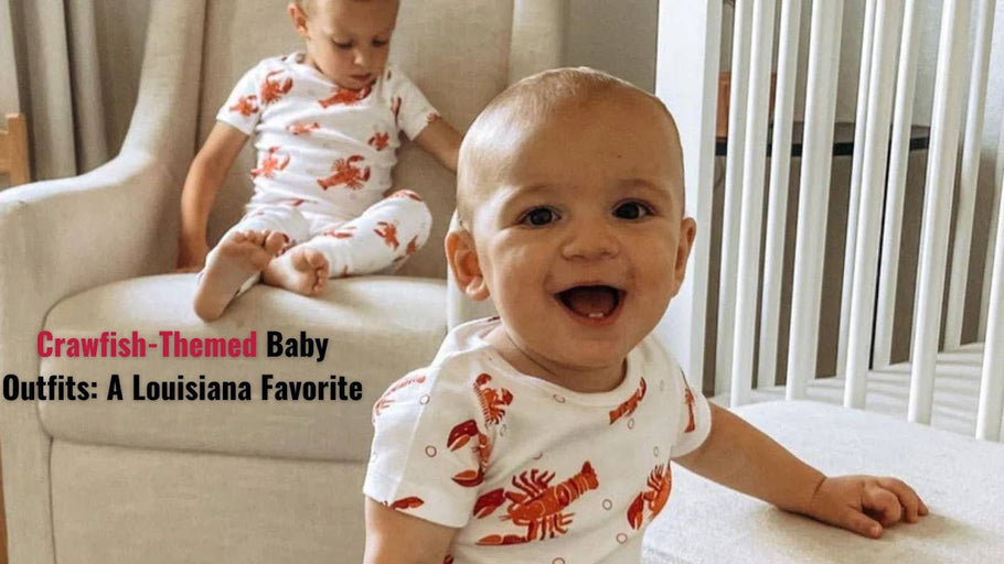 Crawfish-Themed Baby Outfits: A Louisiana Favorite