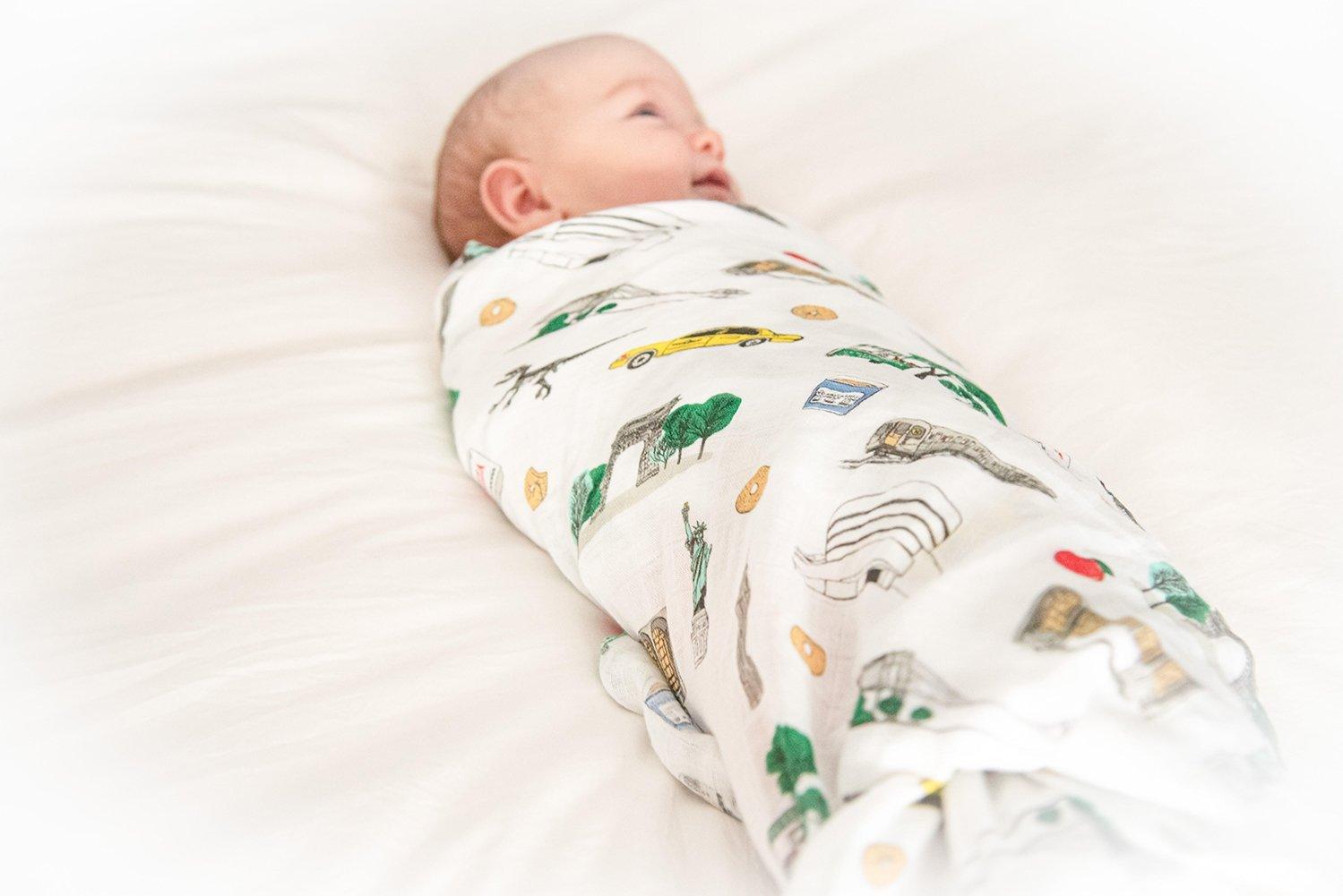 Little Hometown City-themed Baby Swaddles, Pajamas & Bibs - Little Hometown