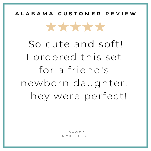 Gift Set: Alabama Baby Muslin Swaddle Blanket and Burp Cloth/Bib Combo Soft Breathable Bamboo Cotton