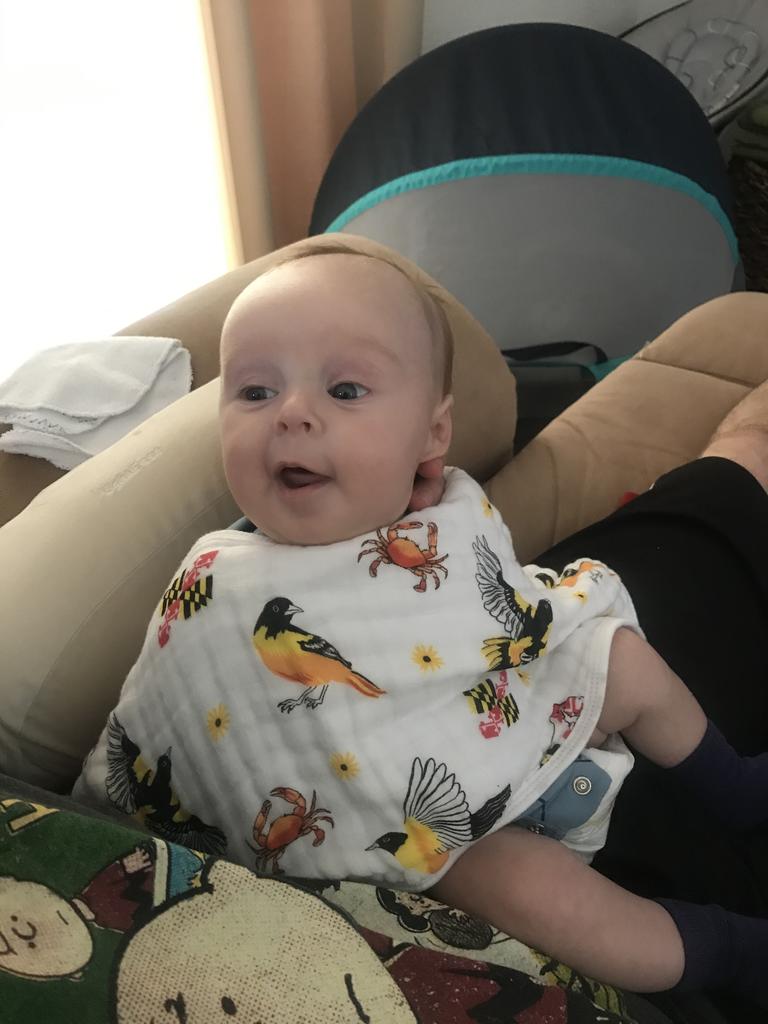 Maryland Baby Burp Cloth and Bib 2 in 1  Absorbent and Gentle on Newborn Skin
