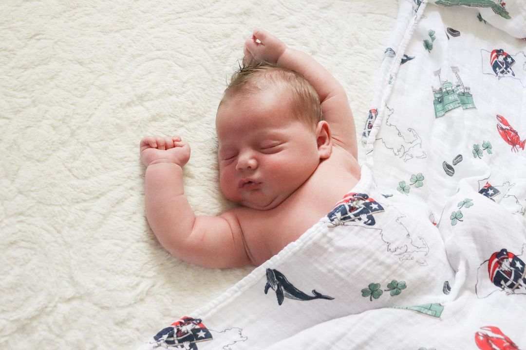 Massachusetts Baby Muslin Swaddle Receiving Blanket Extra Large 47 x 47