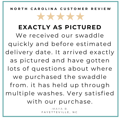 North Carolina Baby Muslin Swaddle Receiving Blanket Extra Large 47 x 47