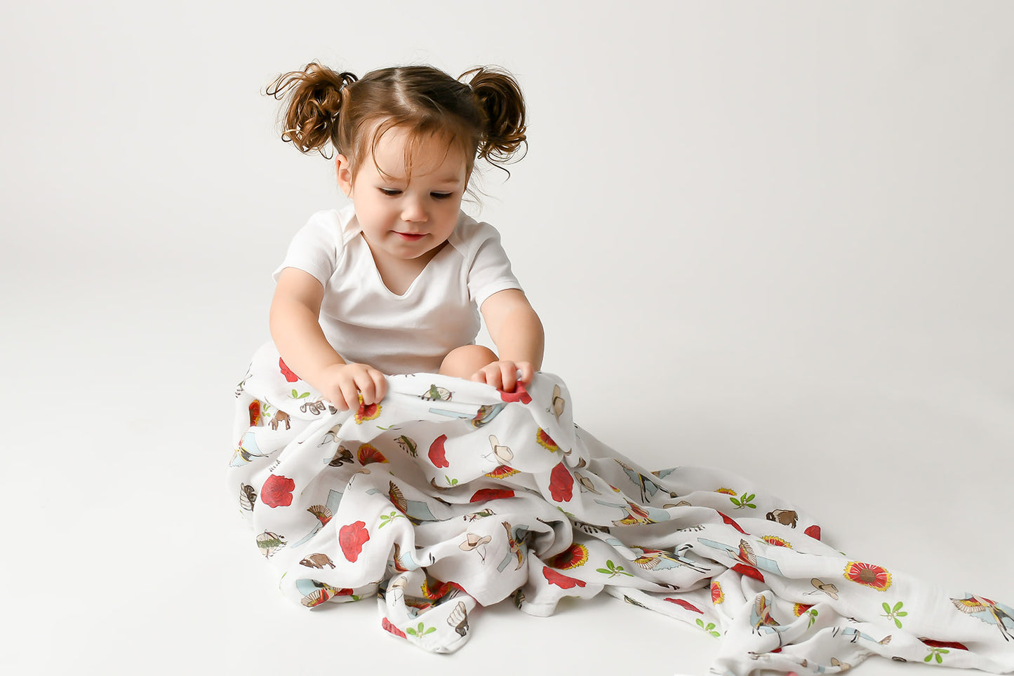 Oklahoma Baby Swaddle Blanket Made to Grow with Your Little One