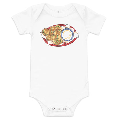 Arkansas Fried Pickle Baby Onesie Soft Cotton Newborn Outfit