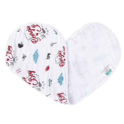 Georgia Baby Boy Burp Cloth and Bib 2 in 1  Breathable Bamboo Blend
