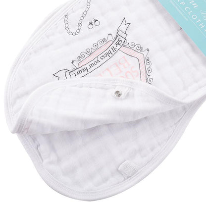 Southern Bell Baby Burp Cloth and Bib 2 in 1  Everyday Feeding Essential