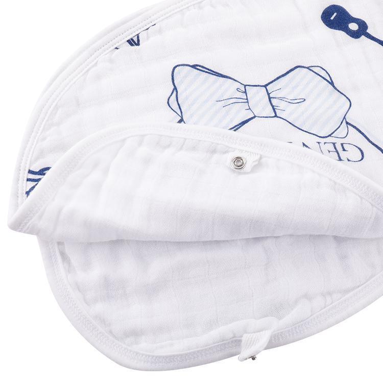 Southern Gentleman Baby Burp Cloth and Bib 2 in 1  Soft Bamboo Organic Cotton Combo