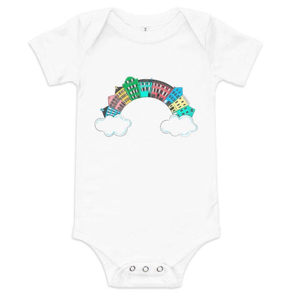 Charleston Rainbow Row Baby Onesie Stretch Cotton Bodysuit up to 18 Months