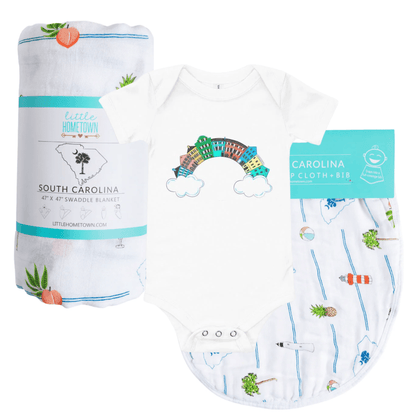 Charleston Rainbow – South Carolina – Baby Gift Bundle - Little Hometown