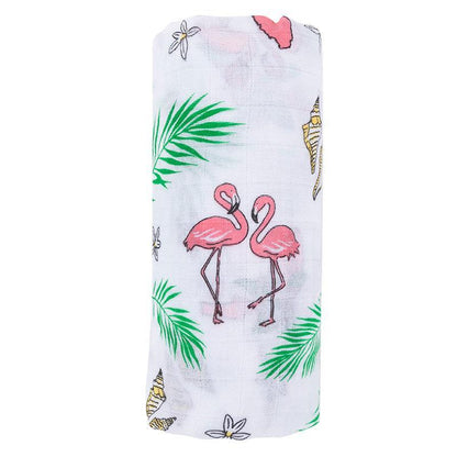 Florida Baby Muslin Swaddle Blanket (Floral) Breathable and Lightweight