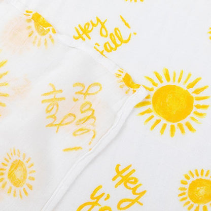 Hey Y'all! Swaddle Baby Muslin Swaddle Receiving Blanket Soft Bamboo Cotton Blend