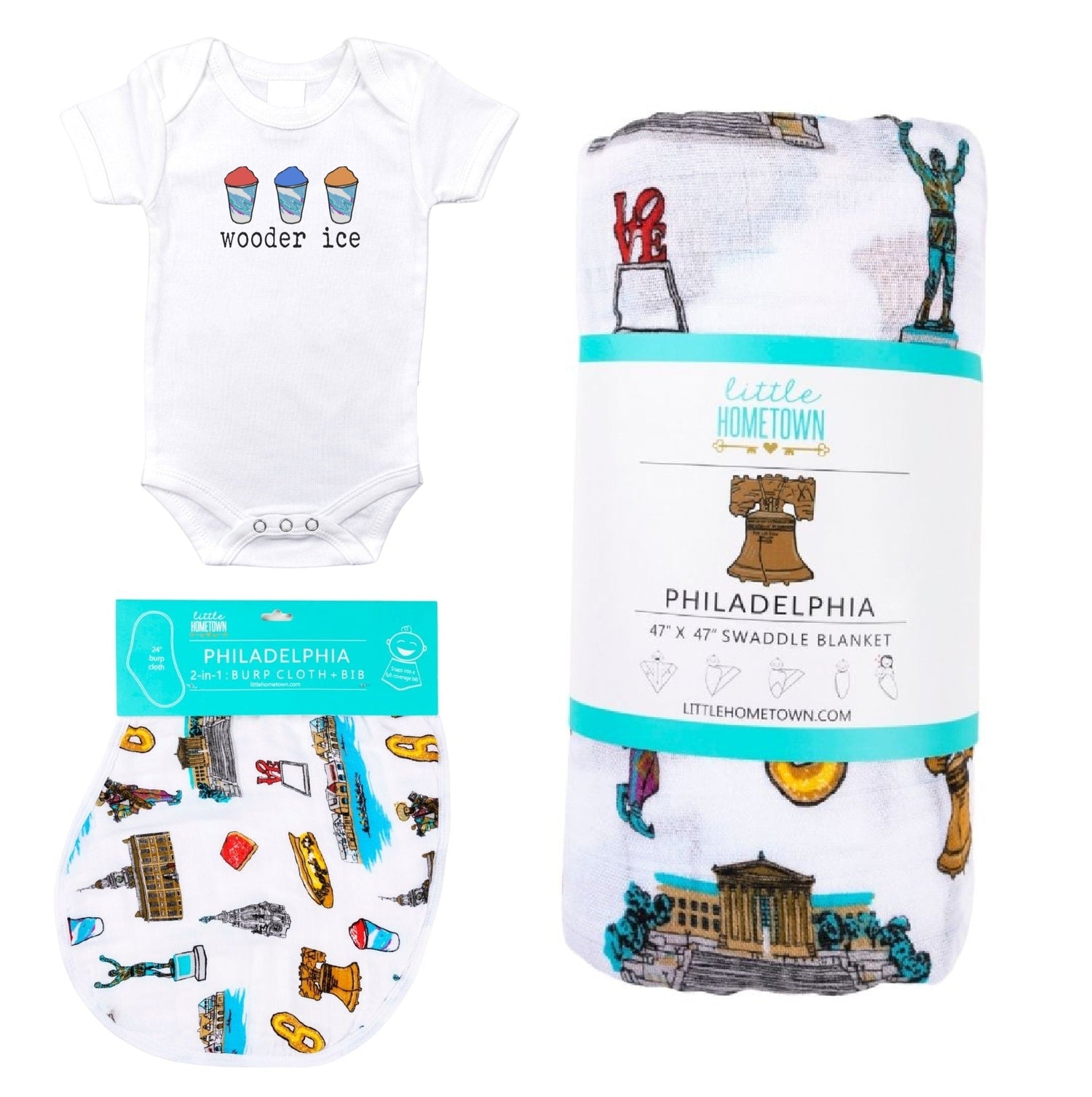 Philadelphia Baby (Water Ice) Gift Bundle - Little Hometown