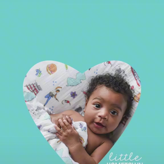 Little Hometown New Jersey collection video featuring different iconography of New Jersey state