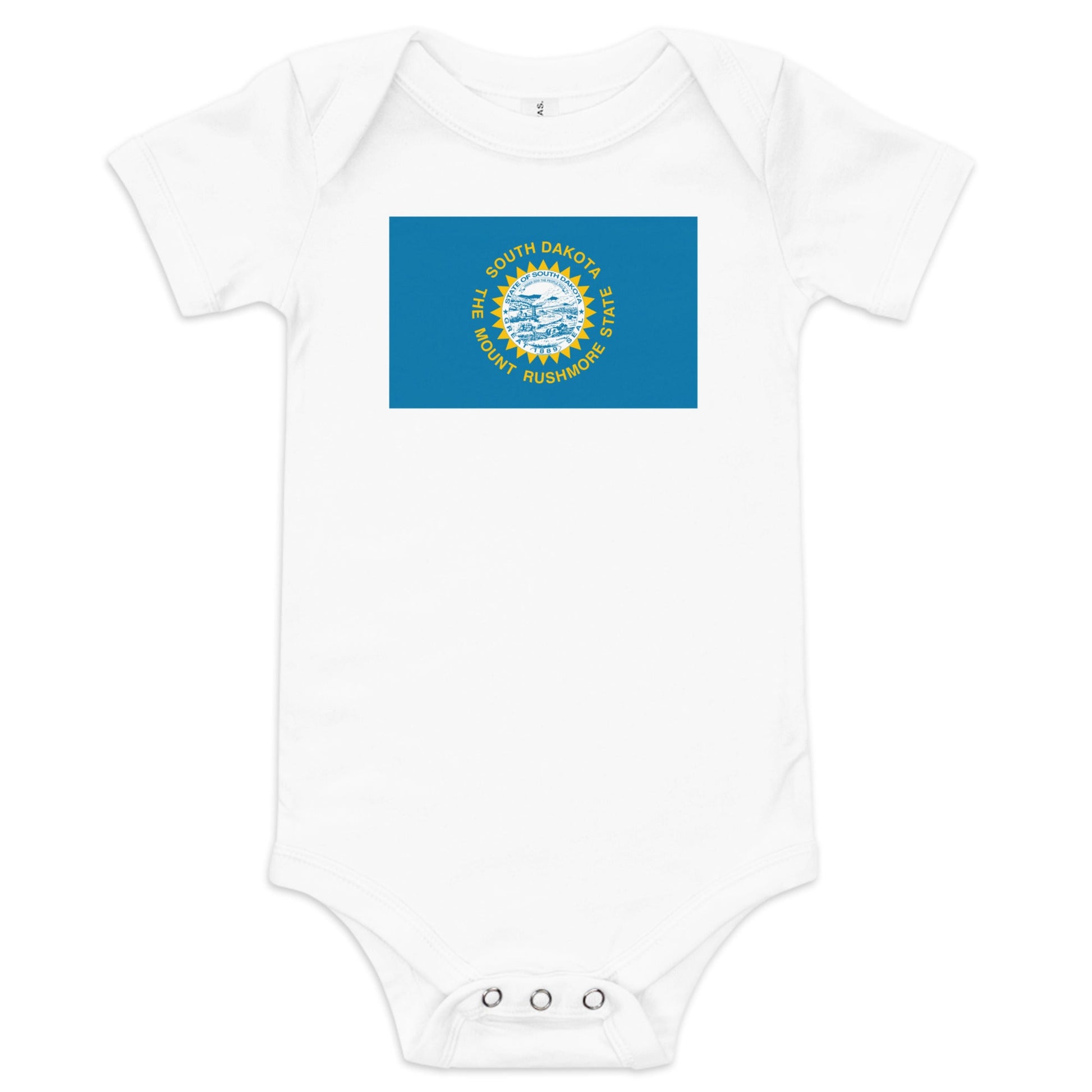 South Dakota Flag Baby Onesie - Little Hometown