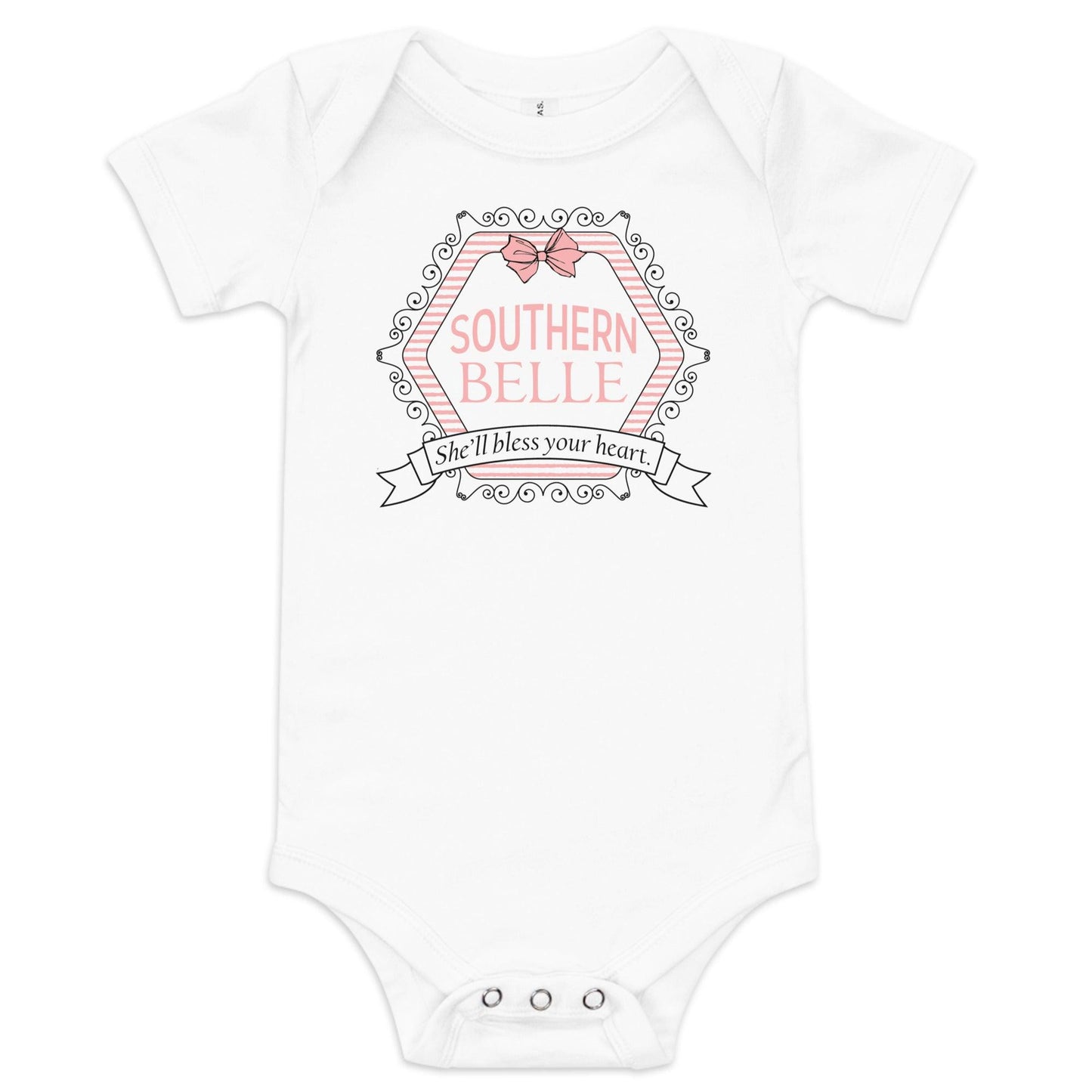 Southern Belle Onesie Stretch Cotton Bodysuit up to 18 Months