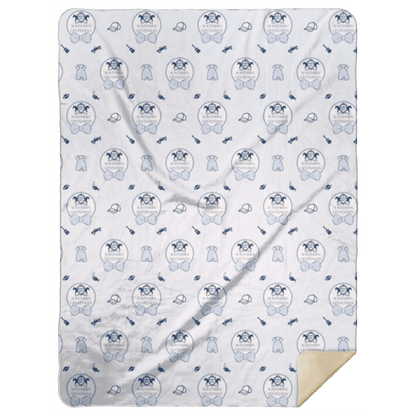 Southern Gentleman Plush Throw Blanket 60x80 Hometown Keepsake for Home