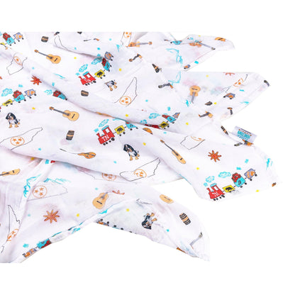 Tennessee Baby Muslin Swaddle Receiving Blanket Perfect Baby Shower Essential