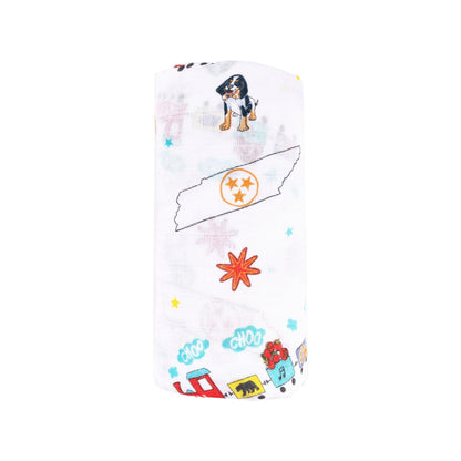 Tennessee Baby Muslin Swaddle Receiving Blanket Perfect Baby Shower Essential