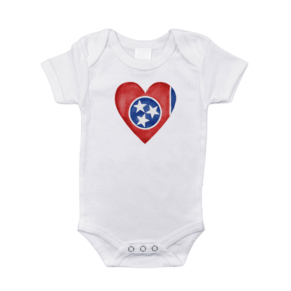 Tennessee Heart Baby Onesie Newborn Coming Home Essential