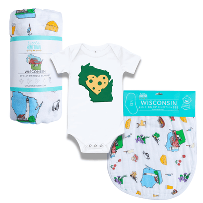 Wisconsin Baby Gift Bundle - Little Hometown