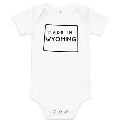Wyoming Baby Onesie Soft Cotton Newborn Outfit