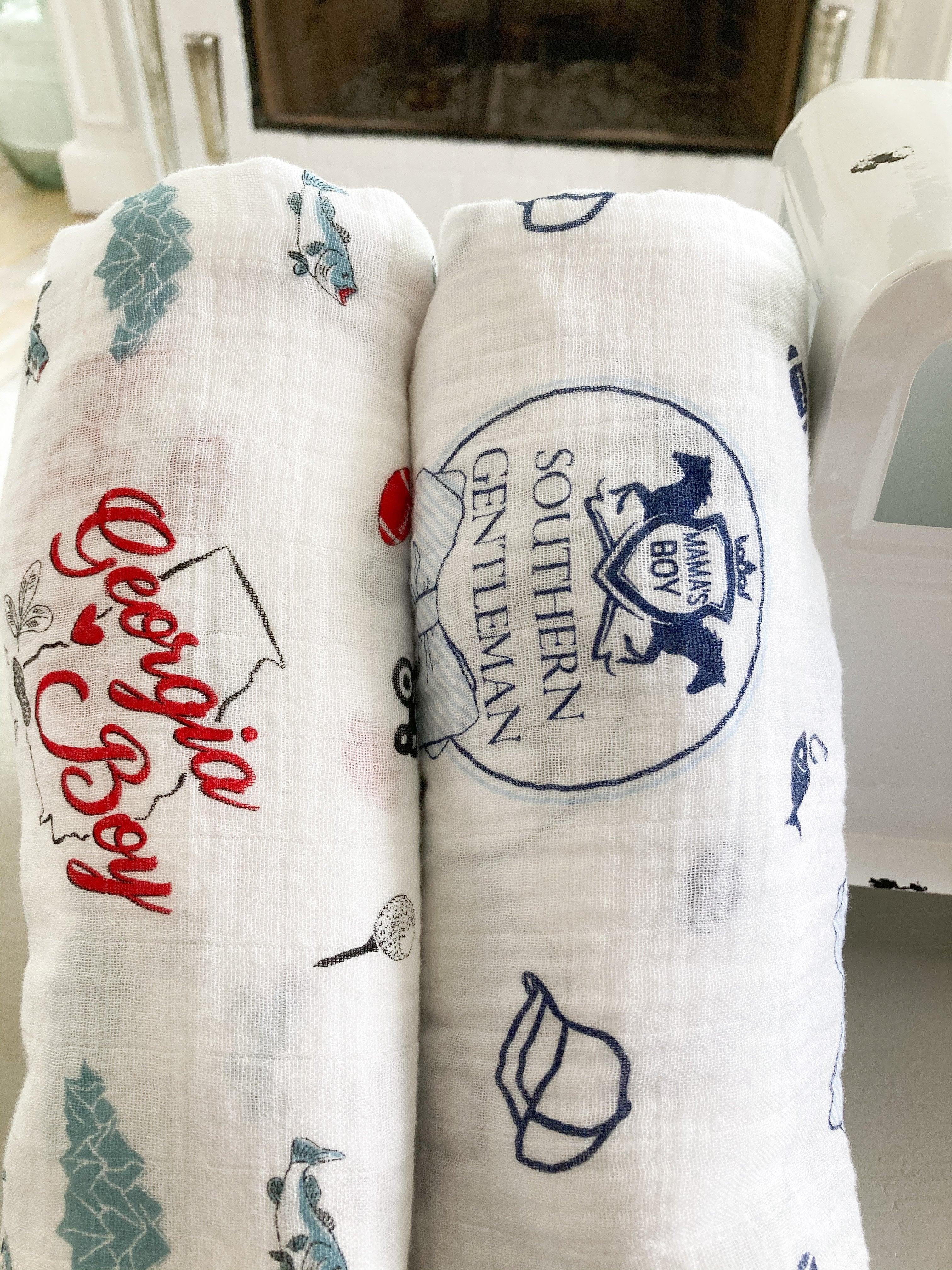 Muslin swaddle blankets boy sale